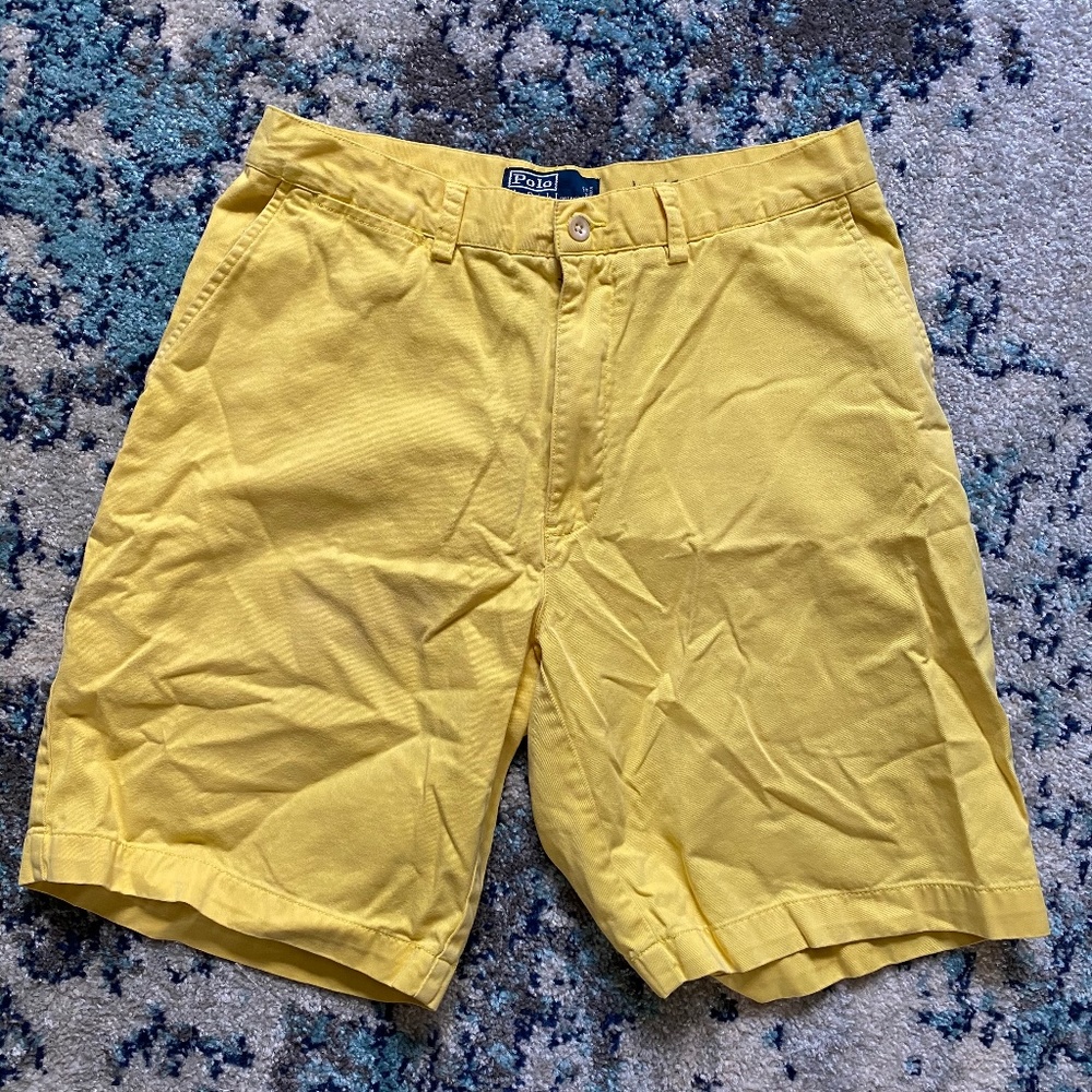 Ralph Lauren Classic Polo Chino Short Yellow 32